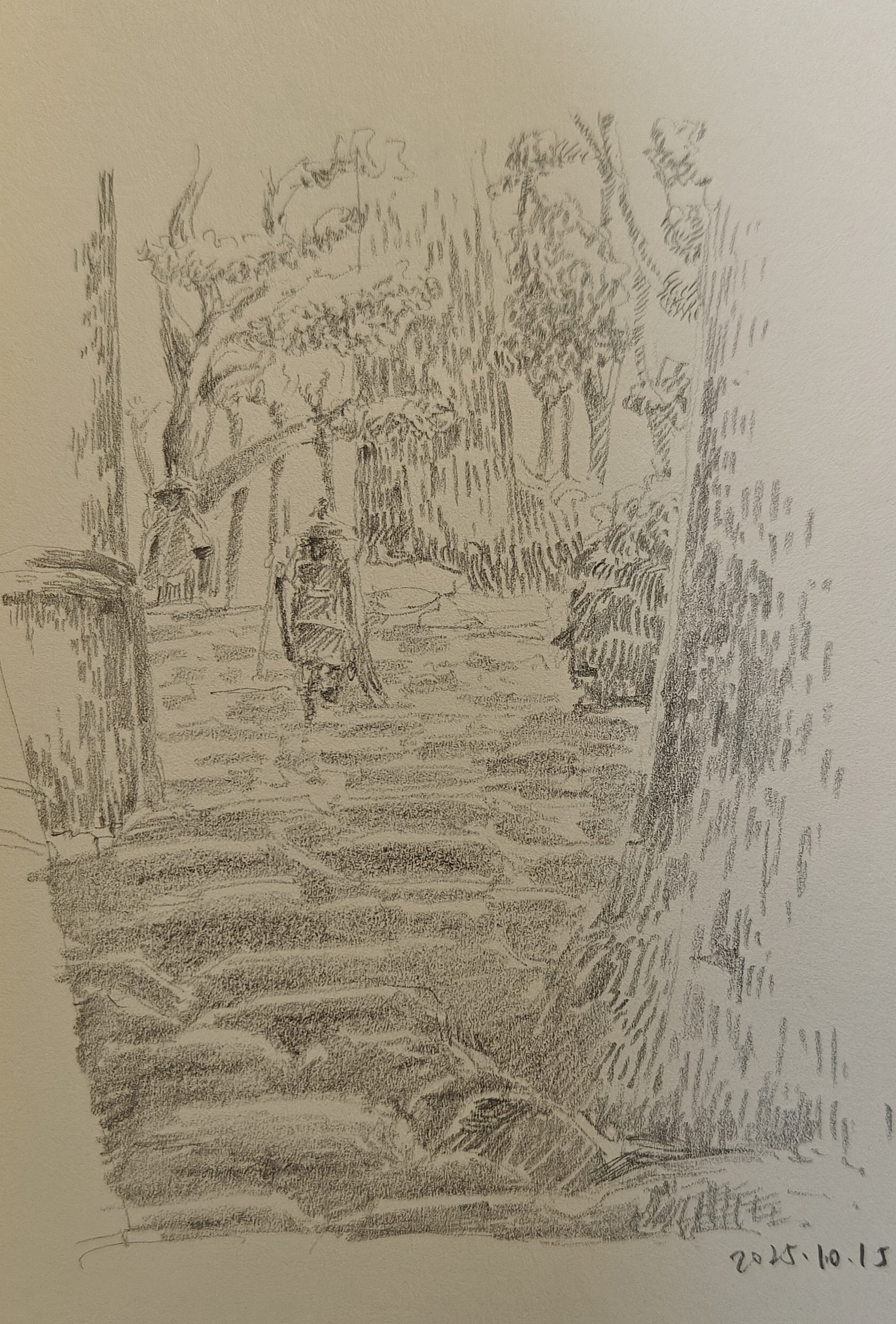 笔者绘熊野古道